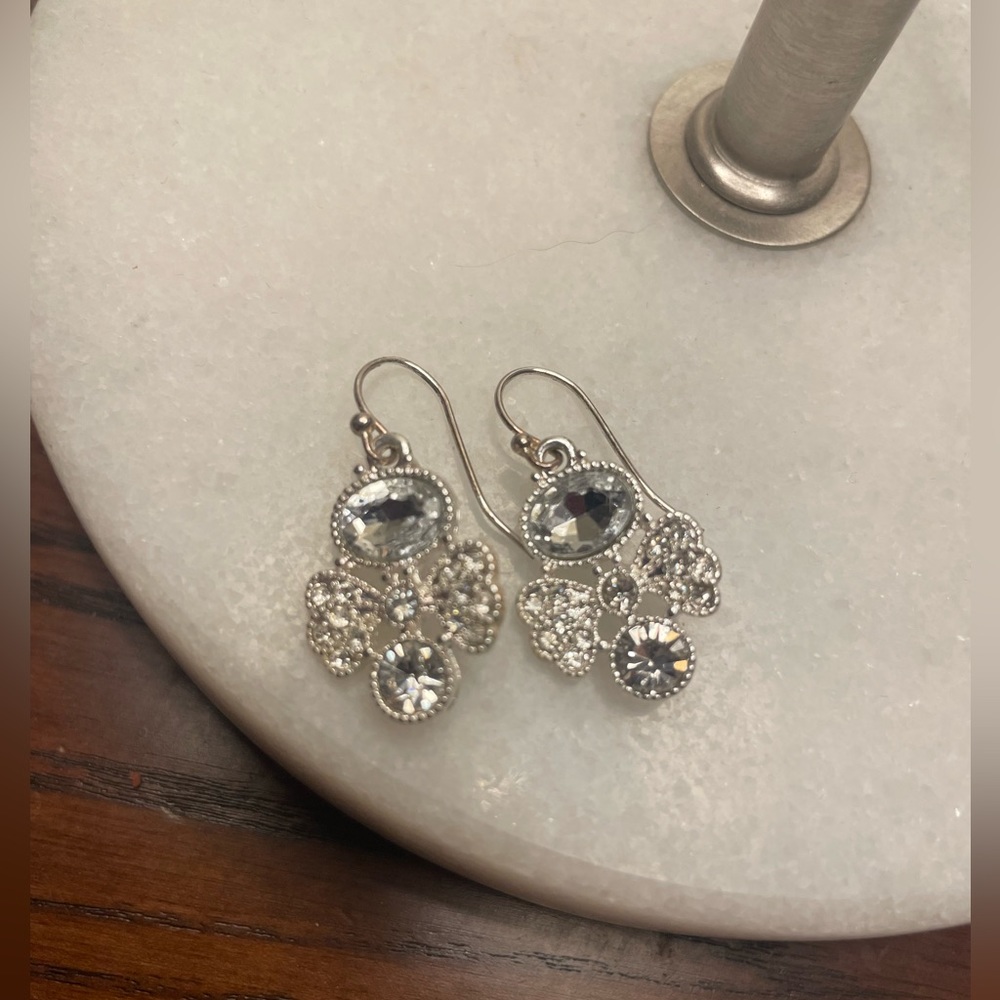 Sparkly earrings. Perfect condition. Either Stella & Dot and Lia Sophia.